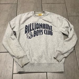 Billionaires Boys Club Pullover Crewneck Grey Navy